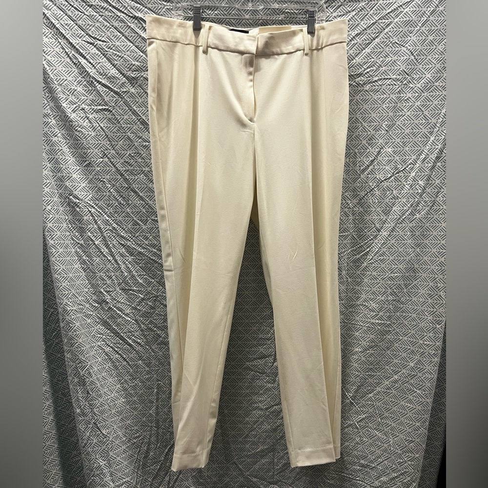 Chic Cream Curvy Fit Trousers